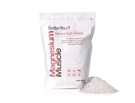 Magnesium Muscle Bath Flakes (1kg) - Pure magnesium bath flakes with energising essential oils
